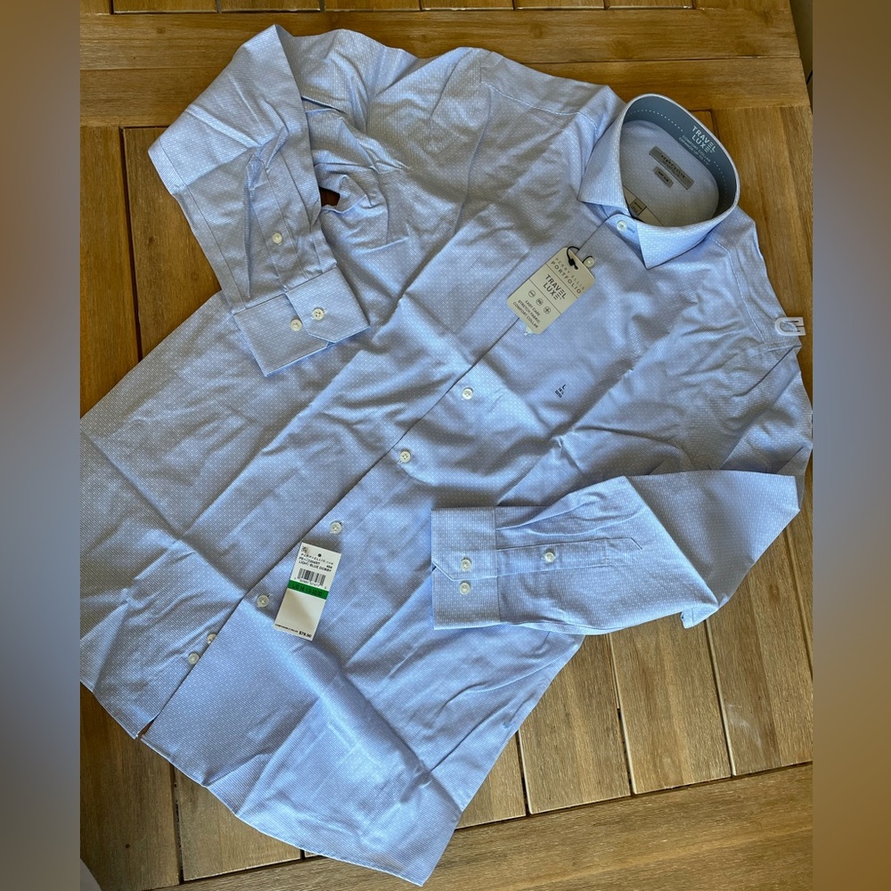 Perry Ellis mens portfolios button down dress shirt
